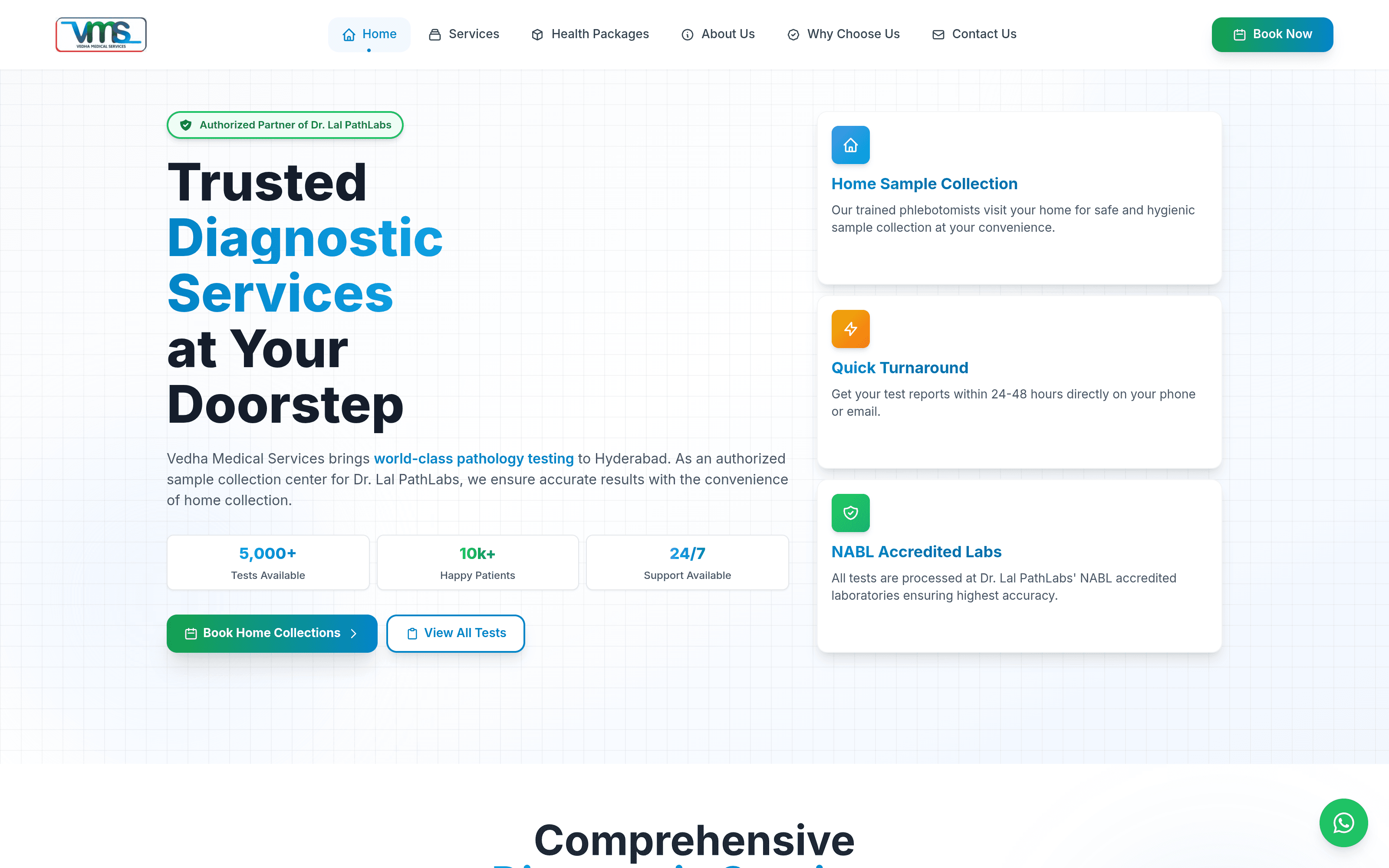 Vedha Medical Services — case study art